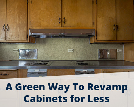 Old, Worn, Brown Cabinets in a Dated Kitchen in Need of Cabinet Refacing